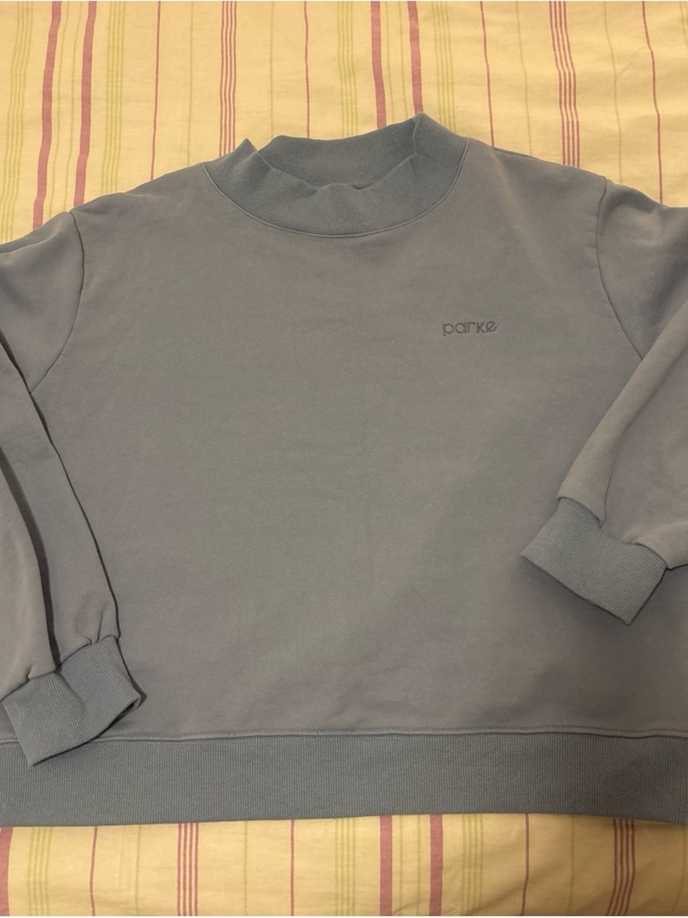 Parke Women's Dusty Blue Crewneck Sweatshirt